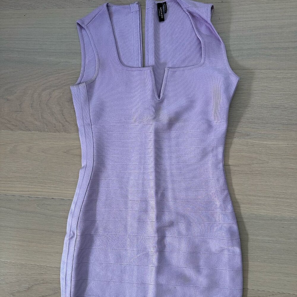 Purple M Marciano Los Angeles Dress